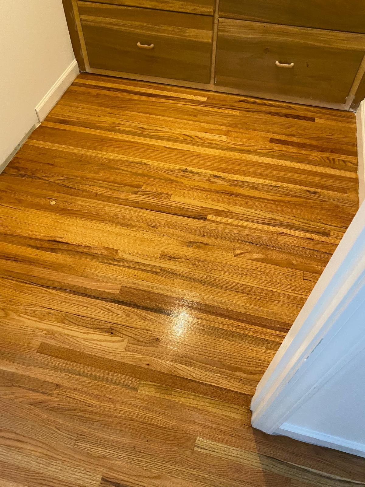 Laminate flooring installation