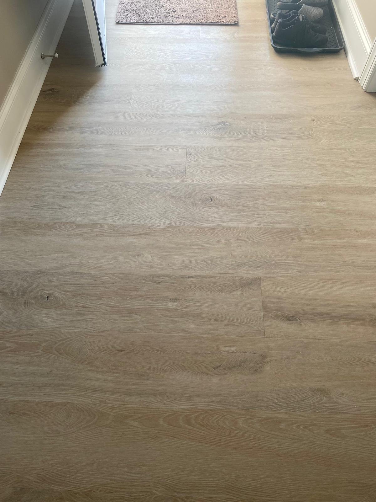Luxury vinyl tile installation