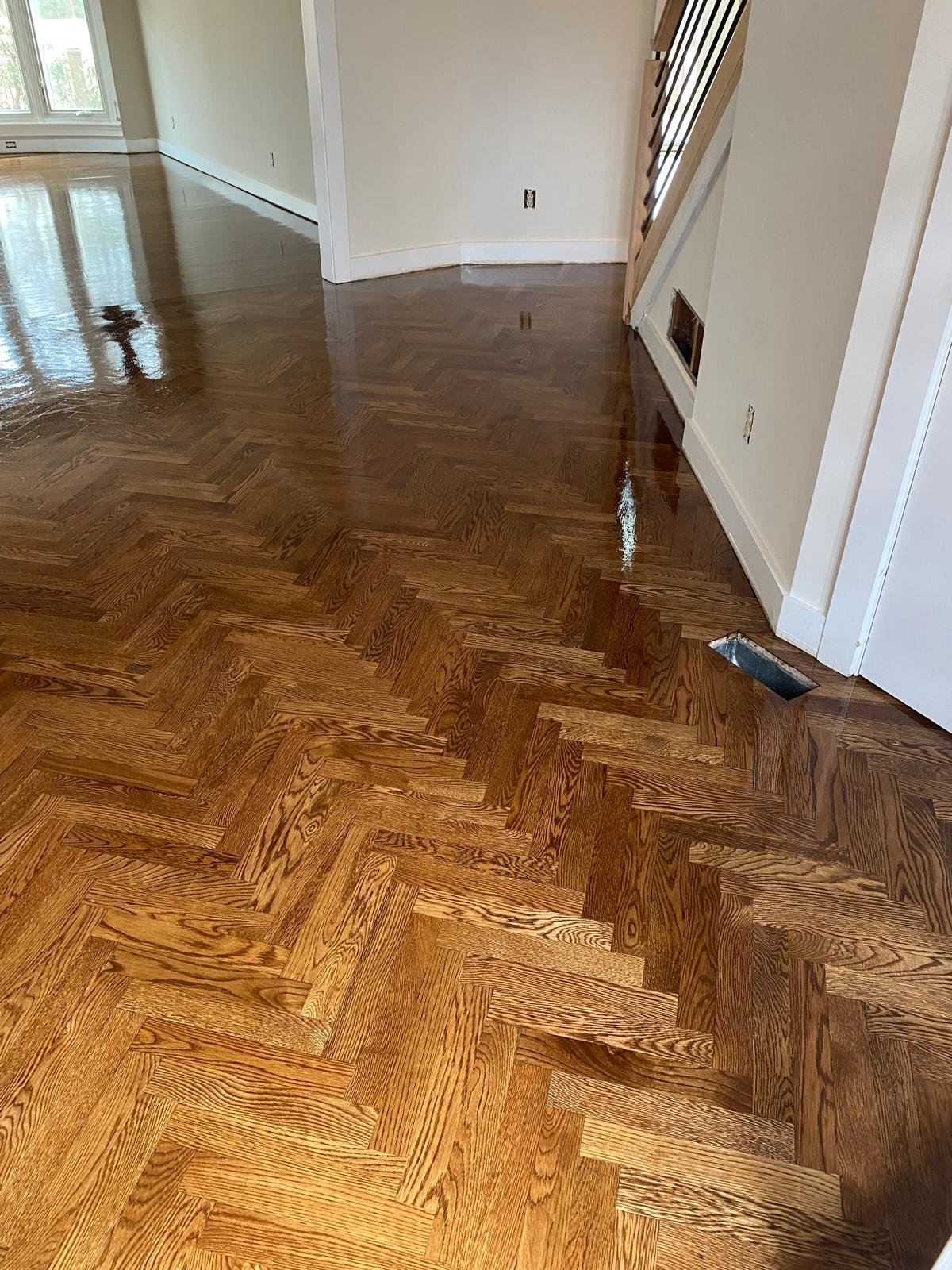 Commercial flooring, large space